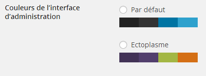 Les différents thèmes